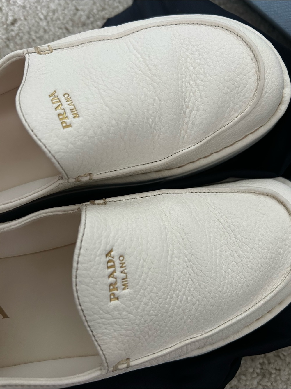 Prada Women’s Leather Loafers - Picture 2 of 5